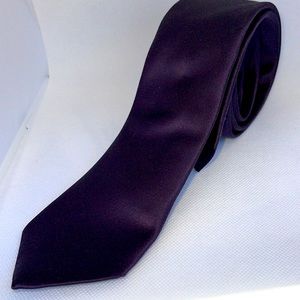 Theory Plum Silk Tie